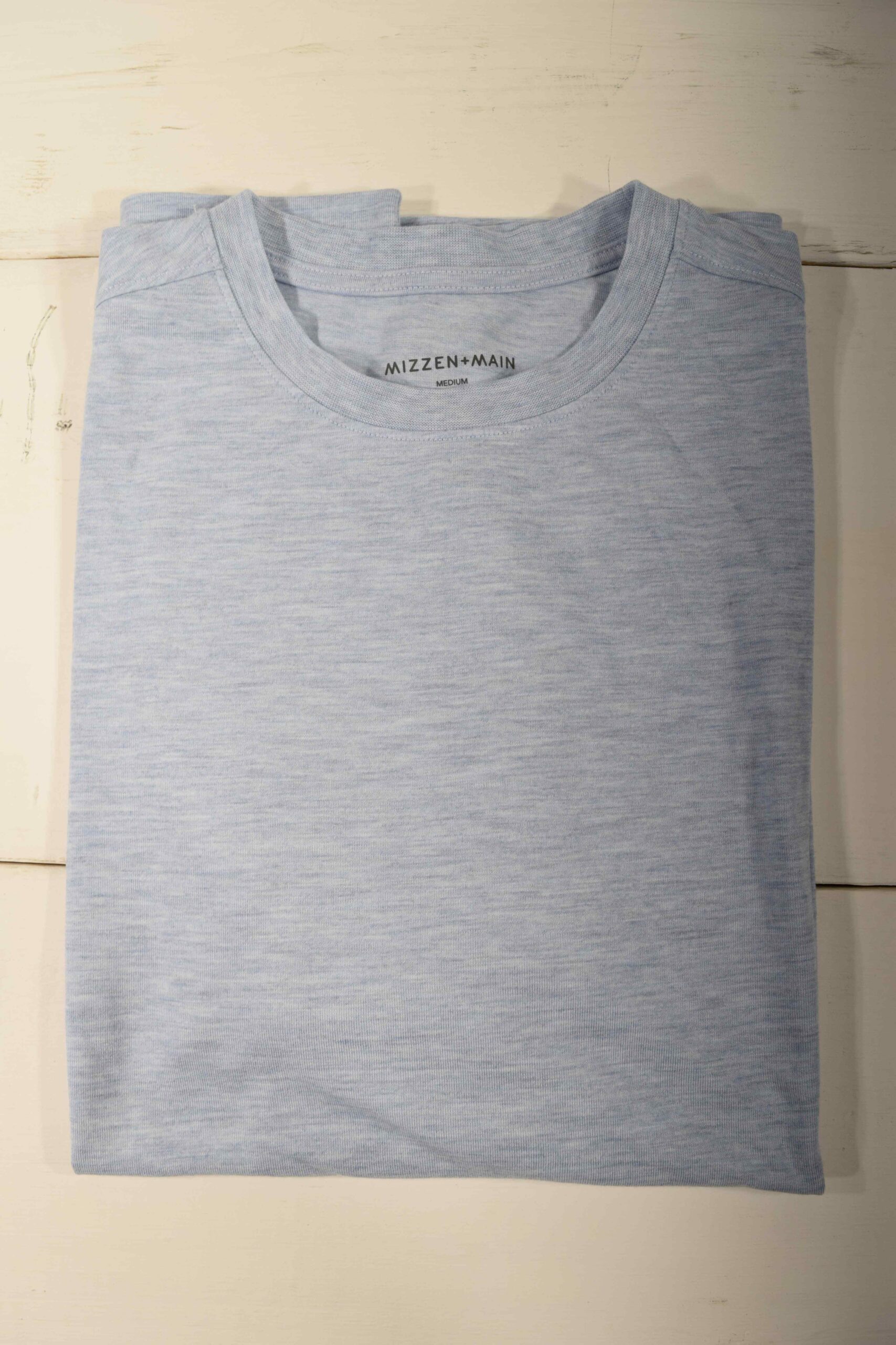 Mizzen + Main Light Blue EasyKnit Tee
