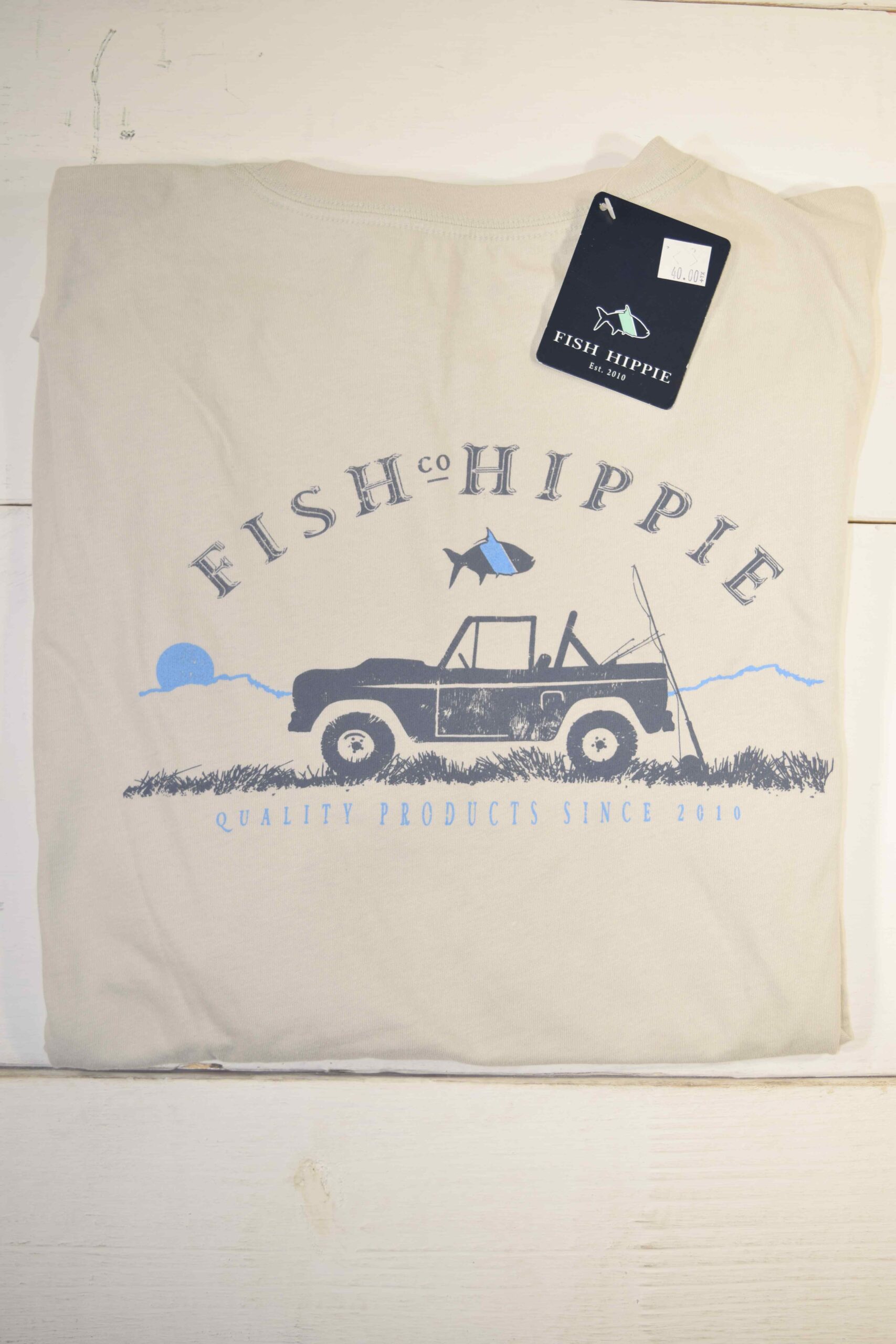 Fish Hippie Bone Stream Seeker Long Sleeve Tee