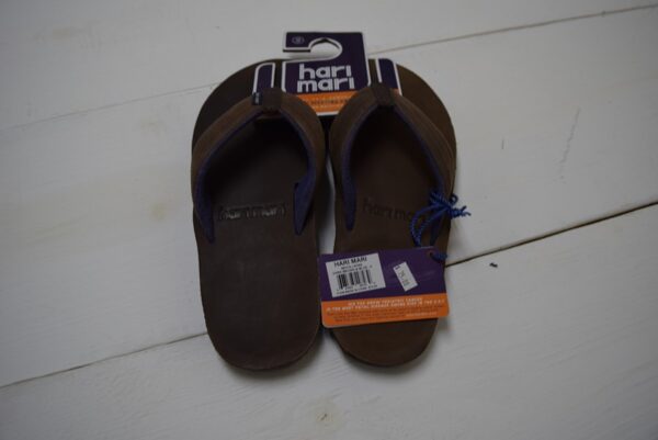 Hari Mari Lake Dark Brown Flip Flops