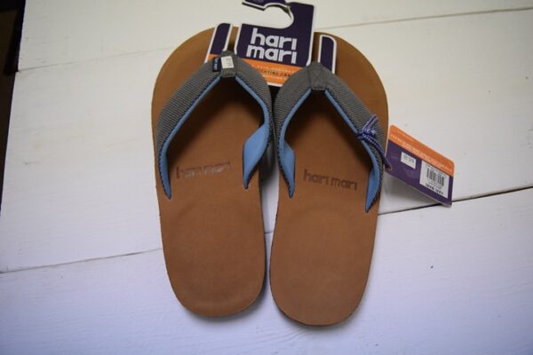Hari Mari Gray/Blue Scout Flip Flops