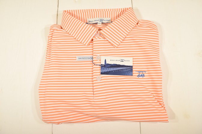 Bald Head Blues Cantalope/White Albatross Polo