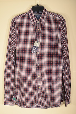 You Shirt Navy/Red/White Plaid Button Down