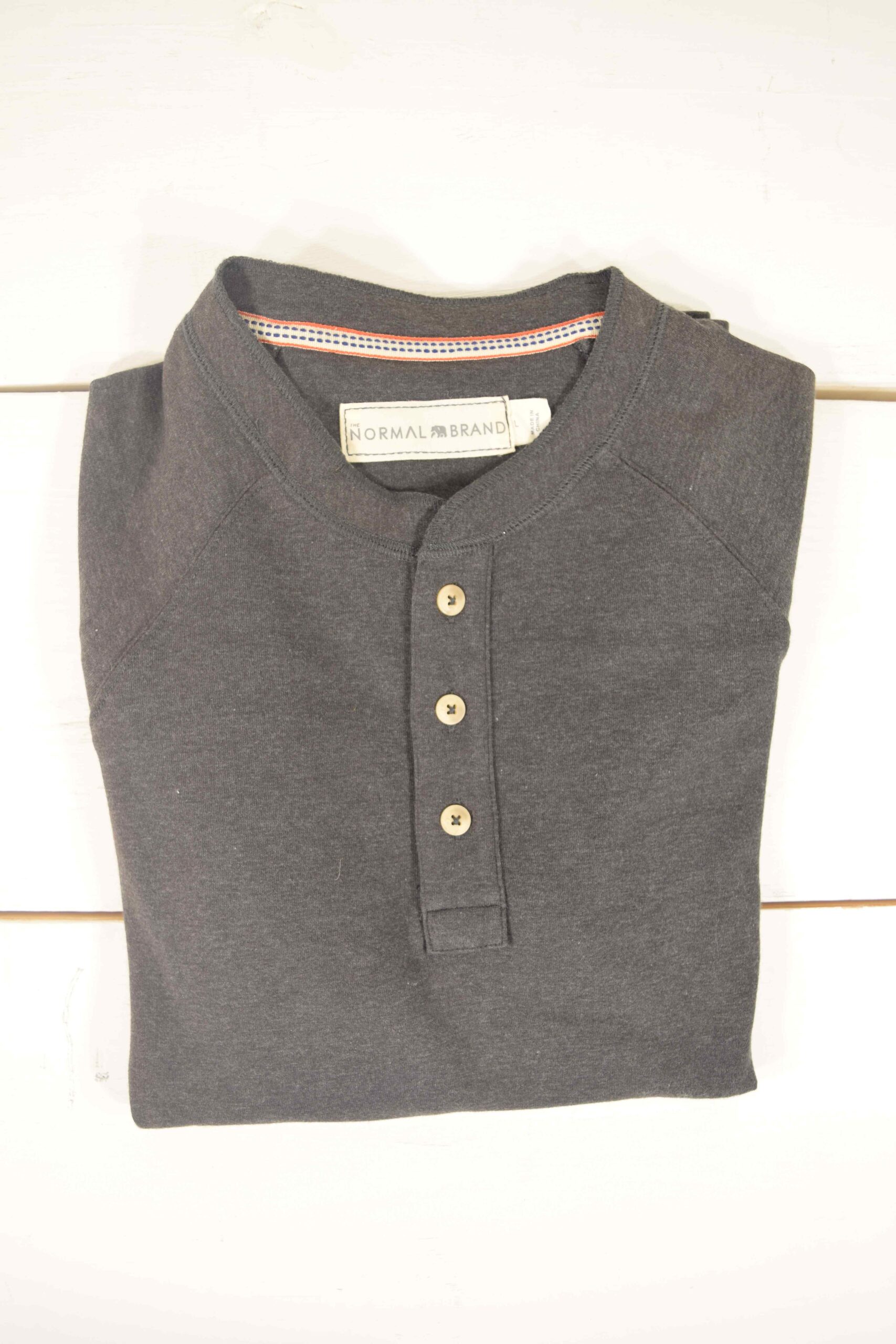 Normal Brand Charcoal Puremeso Henley