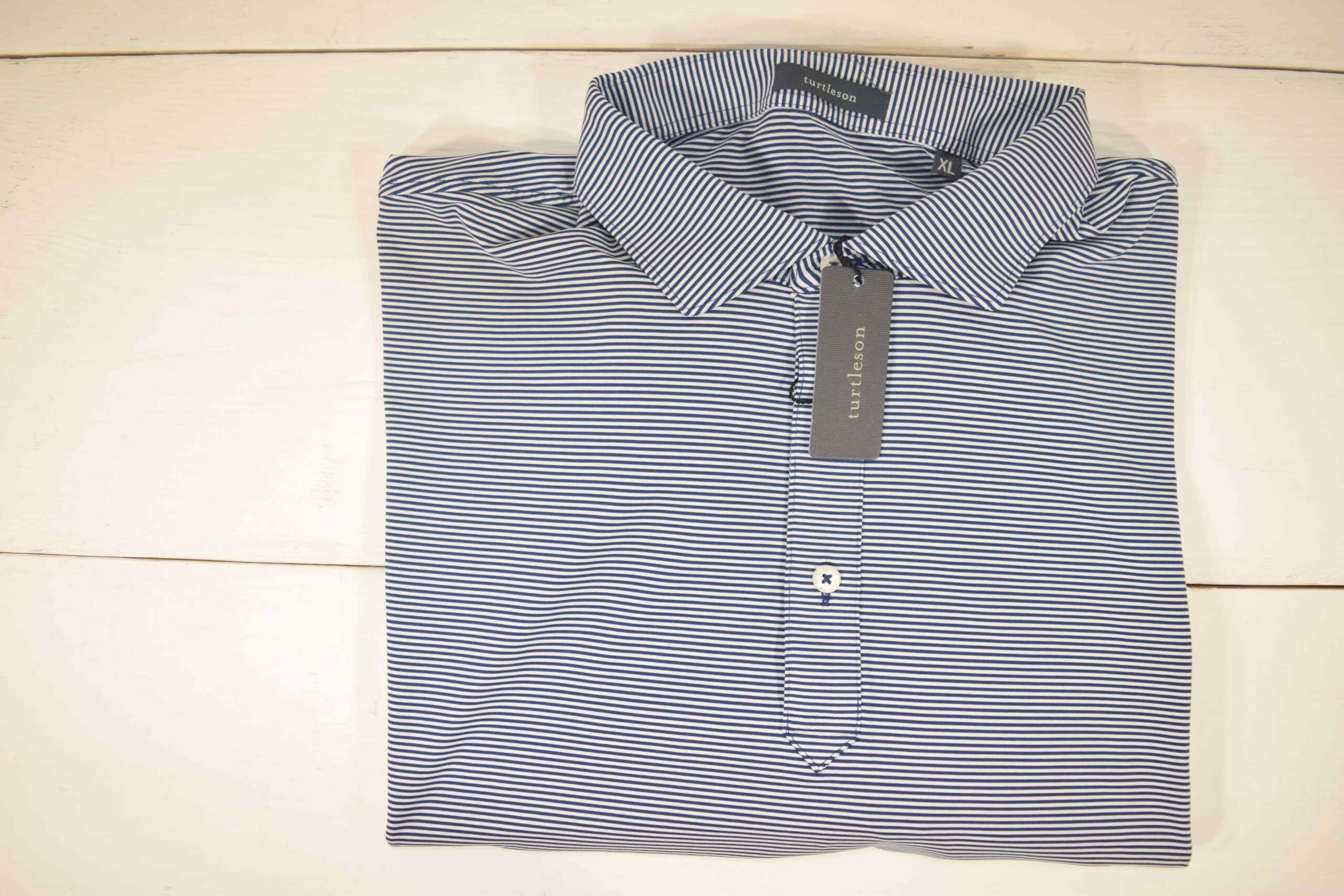 Turtleson Simon Stripe Marine Polo
