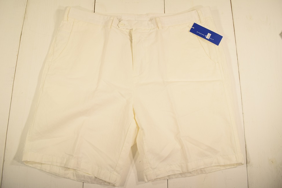 Strong Boalt White Cotton Shorts