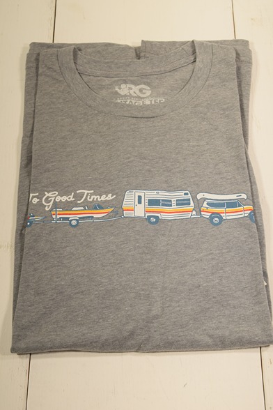 Rowdy Gentleman Gray Haulin Boats Tee