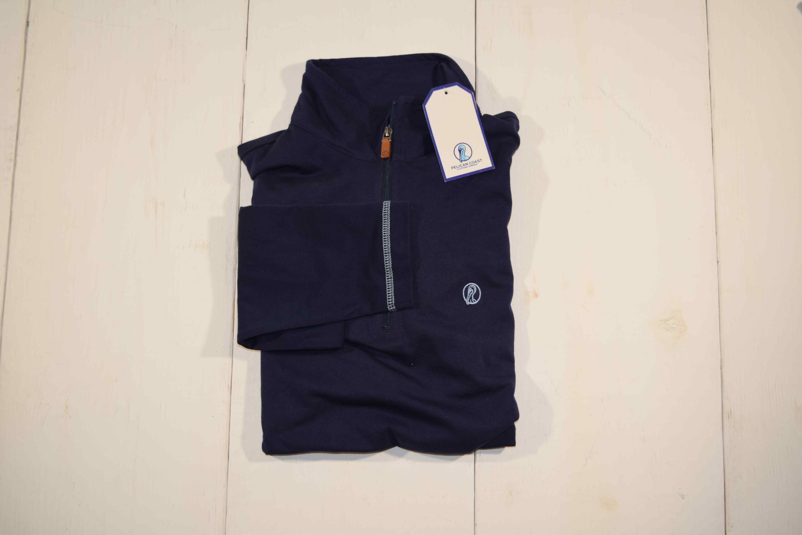 Pelican Coast Navy Quarter Zip