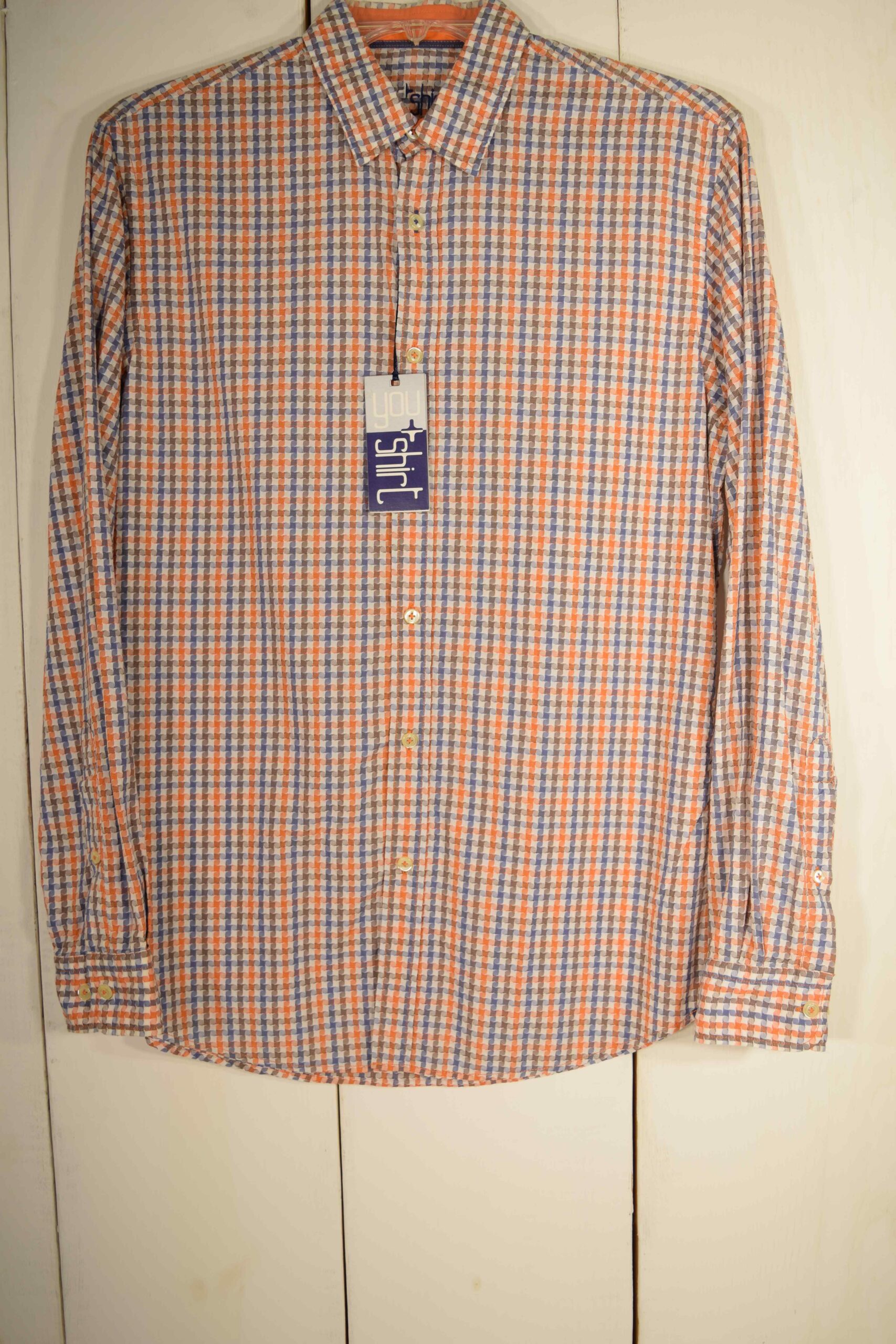 You Shirt Blue/Orange/Brown Stripe Button Down