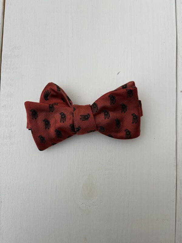 Southern Casanova Red Dog Bow Tie