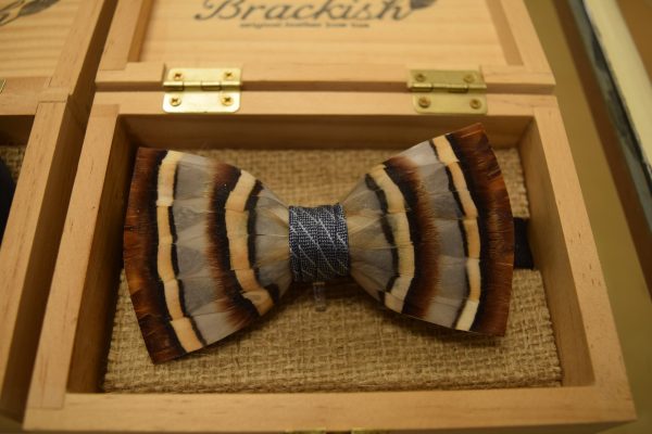 Brackish Original Feather Partridge & Pheasant Pretied Bow Tie