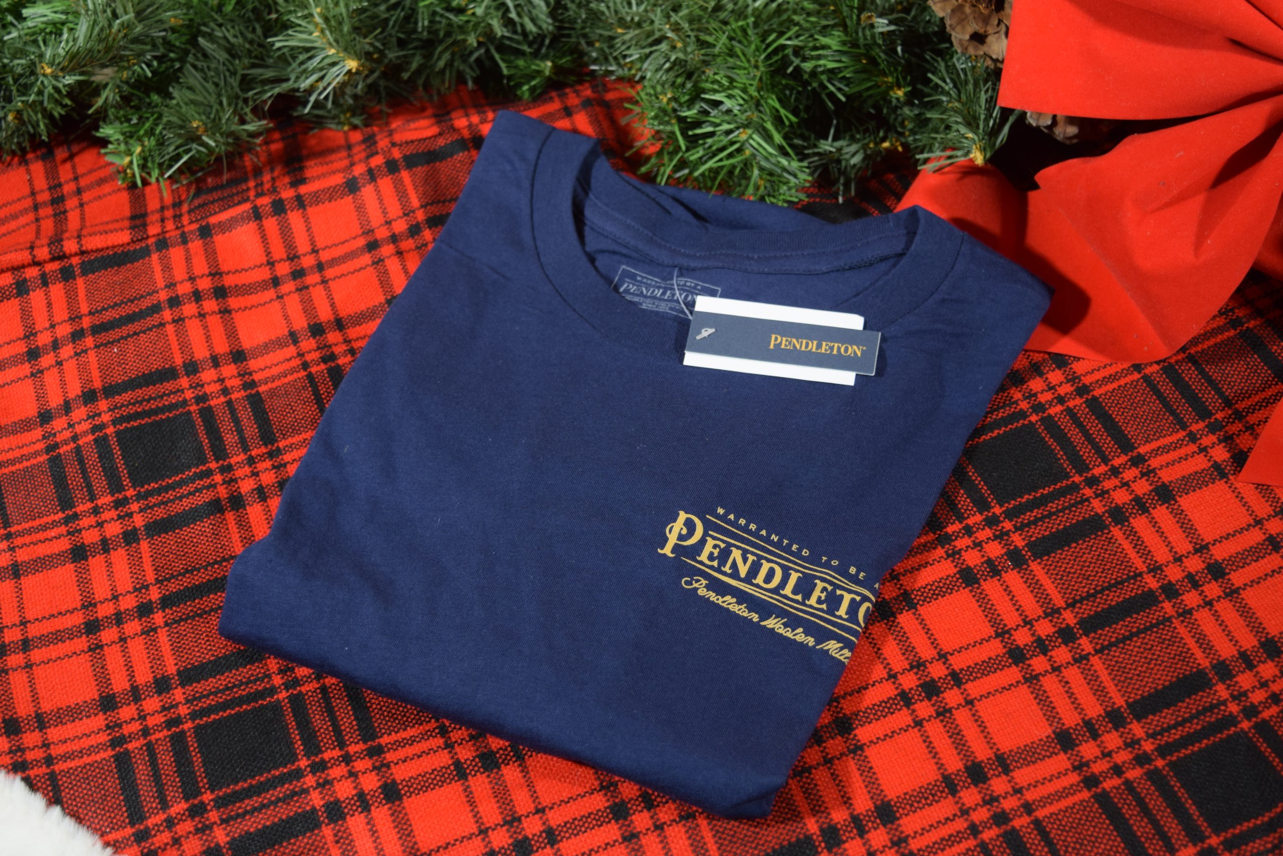 Pendleton Graphic Tee- Navy