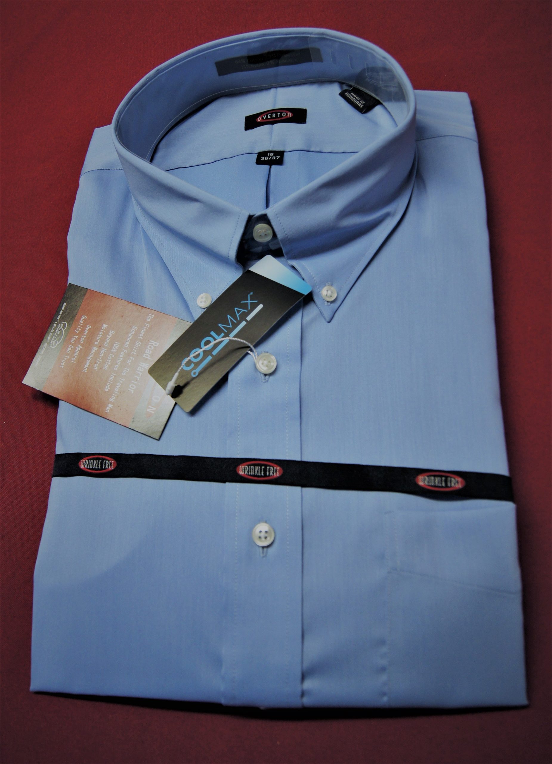 Overton Blue Road Worn Dress Shirt