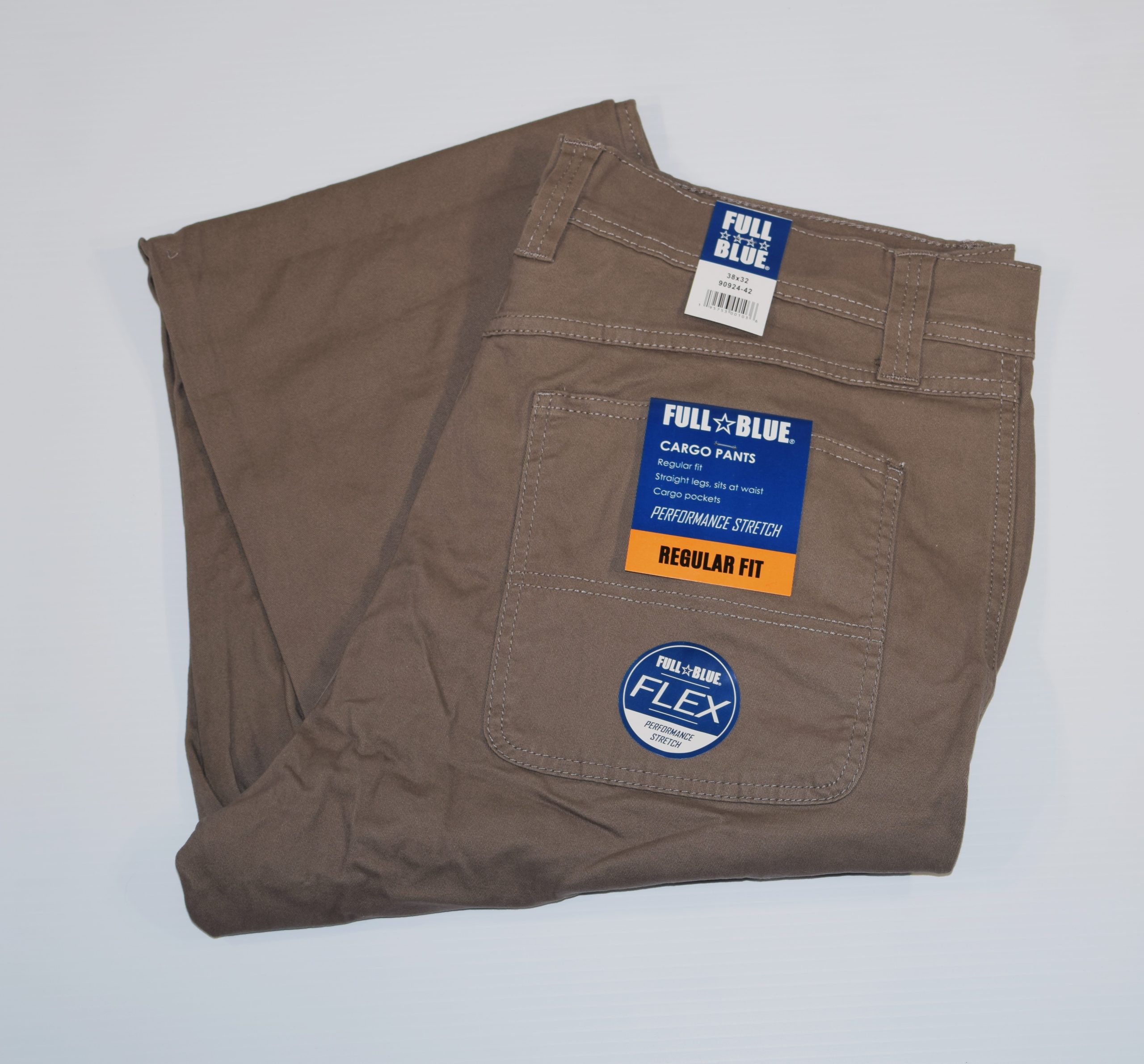 Full Blue Cargo Pants- Sable